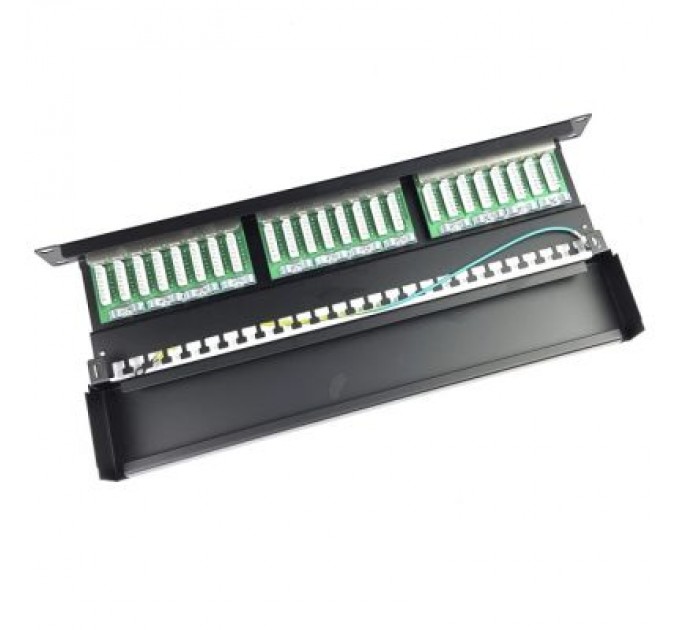 Патч-панель 19" 24xRJ45 STP cat.6, 1U Eserver (WT-2084-CAT 6)