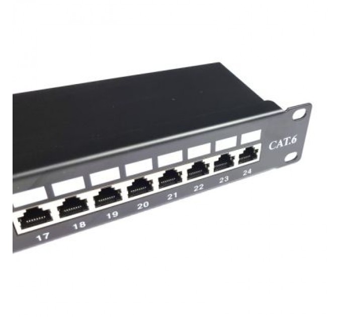 Патч-панель 19" 24xRJ45 STP cat.6, 1U Eserver (WT-2084-CAT 6)