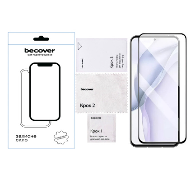 BeCover Скло захисне BeCover Nubia V60 Design Black (711977)