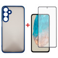 Dengos Чохол до мобільного телефона Dengos Samsung Galaxy M35 5G Matte + glass Blue (DG-KM-108)