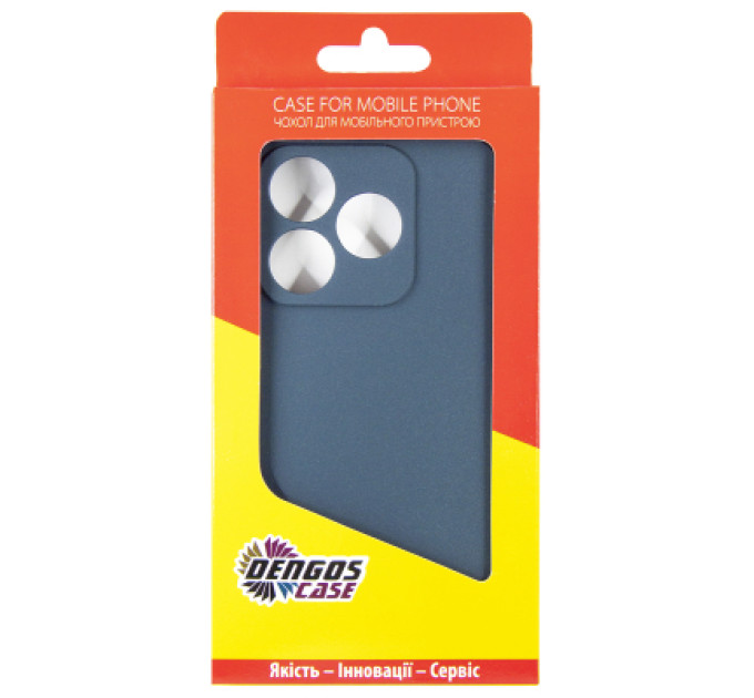 Dengos Чохол до мобільного телефона Dengos Carbon Realme C63 Blue (DG-TPU-CRBN-204)