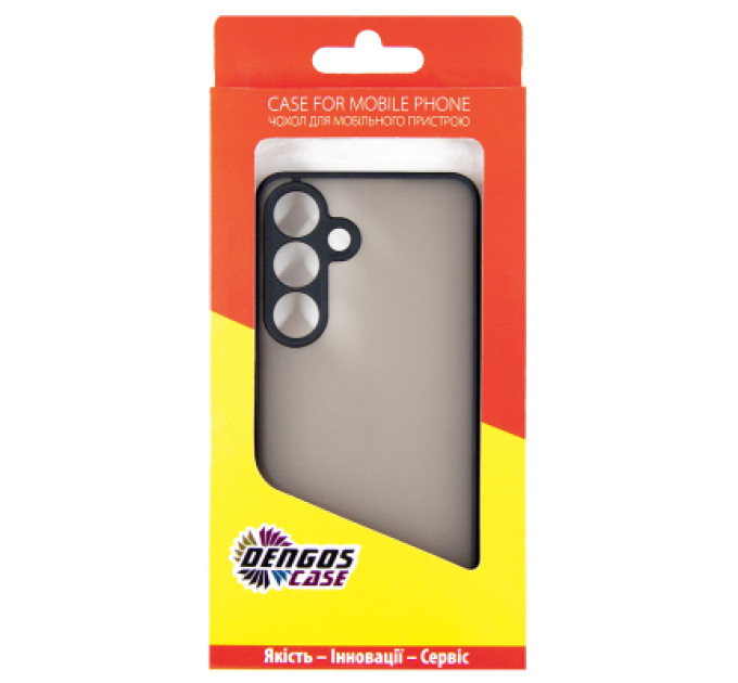 Dengos Чохол до мобільного телефона Dengos Matte Samsung Galaxy S24 Black (DG-TPU-MATT-146)