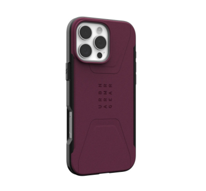 UAG Чохол до мобільного телефона UAG iPhone 16 Pro Max Civilian Magsafe Bordeaux (114445119049)