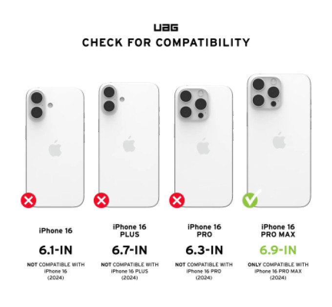 UAG Чохол до мобільного телефона UAG iPhone 16 Pro Max Metropolis LT Magsafe Kevlar Olive (114453113972)