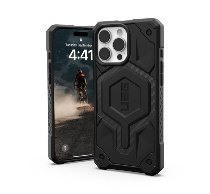 UAG Чохол до мобільного телефона UAG iPhone 16 Pro Max Monarch Pro Magsafe Carbon Fiber (114457114242)