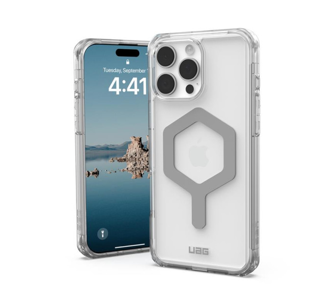 UAG Чохол до мобільного телефона UAG iPhone 16 Pro Max Plyo Magsafe Ice/Silver (114481114333)