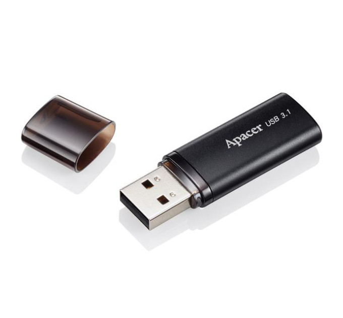 Apacer USB флеш накопичувач Apacer 128GB AH25B Black USB 3.1 (AP128GAH25BB-1)