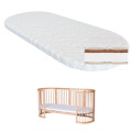 Ingvart Матрац для дитячого ліжечка Ingvart Smart Bed Oval кокос+поролон, 60х72 см (2100083000008)
