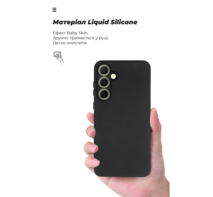 Armorstandart Чохол до мобільного телефона Armorstandart ICON Samsung A55 5G (A556) Camera cover Black (ARM76389)