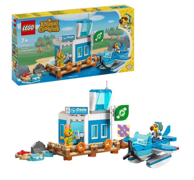 LEGO Конструктор LEGO Animal Crossing Літайте з Dodo Airlines (77051)