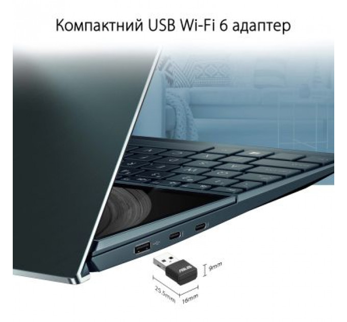 Мережева карта Wi-Fi ASUS USB-AX55 Nano