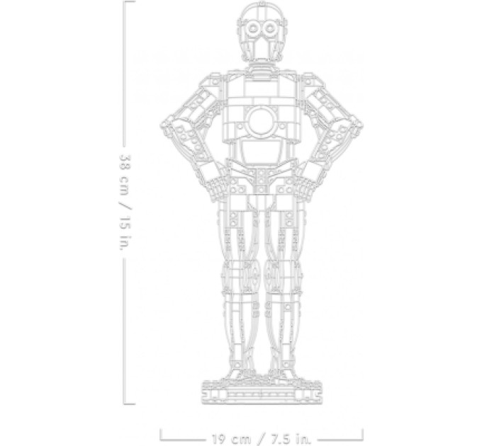 LEGO Конструктор LEGO Star Wars C-3PO 1138 деталей (75398)