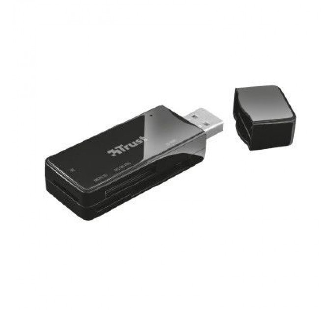 Зчитувач флеш-карт Trust Nanga USB 2.0 BLACK (21934)