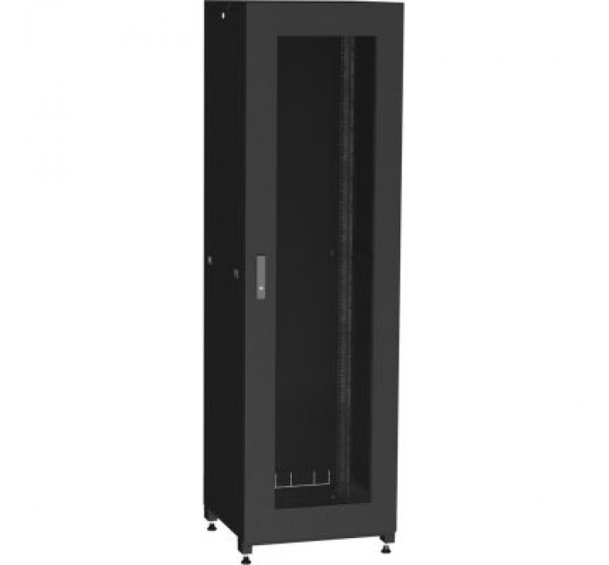 Ipcom Шафа напольна Ipcom 42U 19" 600x1000 (С-42U-06-10-ДС-ПГ-1-9005)