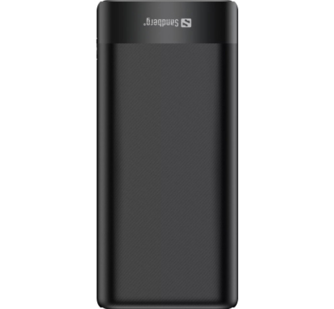 Sandberg Батарея універсальна Sandberg 20000mAh, PD/65W, QC/3.0, Always-ON-Mode, +cable 100W (420-62)