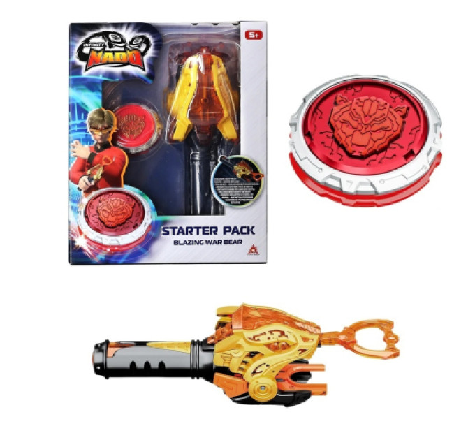 Infinity Nado Дзига Infinity Nado VI серія Starter Pack Blazing War Bear Палаючий Бойовий Ведмідь (EU654112)