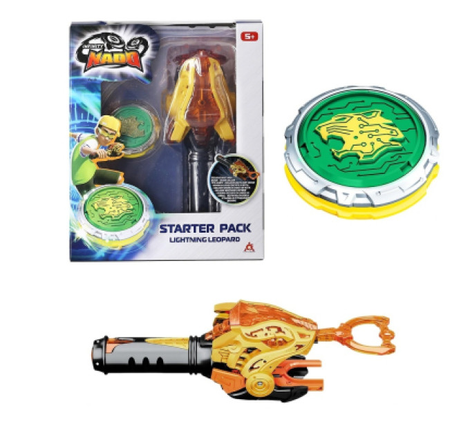 Infinity Nado Дзига Infinity Nado VI серія Starter Pack Lighting Leopard Сліпучий Леопард (EU654114)