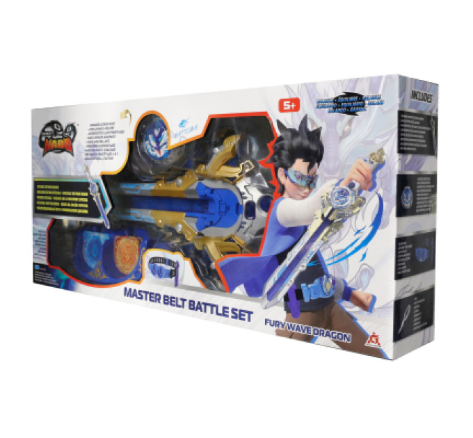 Infinity Nado Дзига Infinity Nado Набір VI Master Belt Battle Set Лютий Дракон (Fury Wave Dragon) (EU654162)