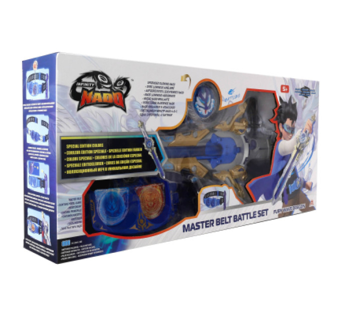 Infinity Nado Дзига Infinity Nado Набір VI Master Belt Battle Set Лютий Дракон (Fury Wave Dragon) (EU654162)