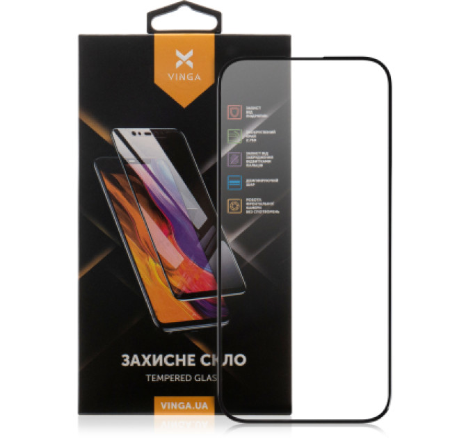 Vinga Скло захисне Vinga Apple iPhone 16 (VGIP16)