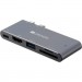 Canyon Порт-реплікатор Canyon Docking Station with 5 ports, Thunderbolt 3, Input 100-240V (CNS-TDS05DG)