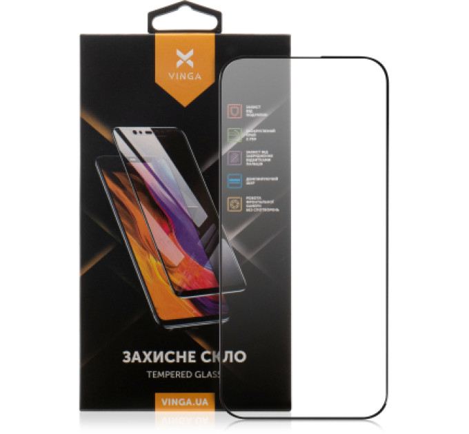 Vinga Скло захисне Vinga Apple iPhone 16 Pro Max (VGIP16PM)