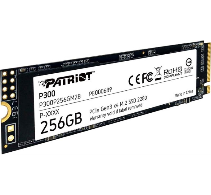 Patriot Накопичувач SSD M.2 2280 256GB Patriot (P300P256GM28)