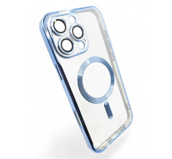BeCover Чохол до мобільного телефона BeCover TPU Chrome Case (MagSafe) для Apple iPhone 16 Pro Max Sierra Blue (712087)