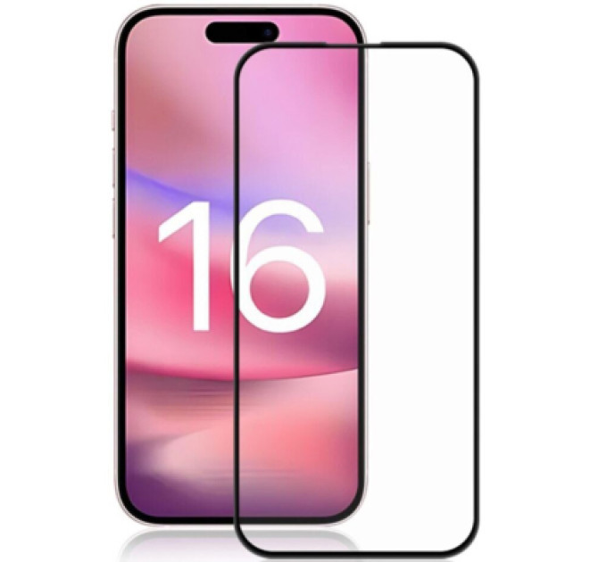 BeCover Скло захисне BeCover Apple iPhone 16 Black (712122)