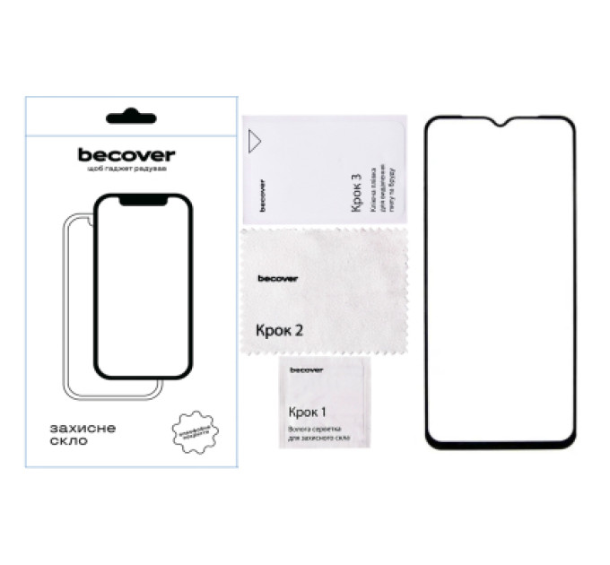 BeCover Скло захисне BeCover Blackview A52 Pro Black (712128)