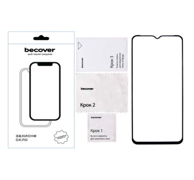 BeCover Скло захисне BeCover Ulefone Armor 12s Black (712129)
