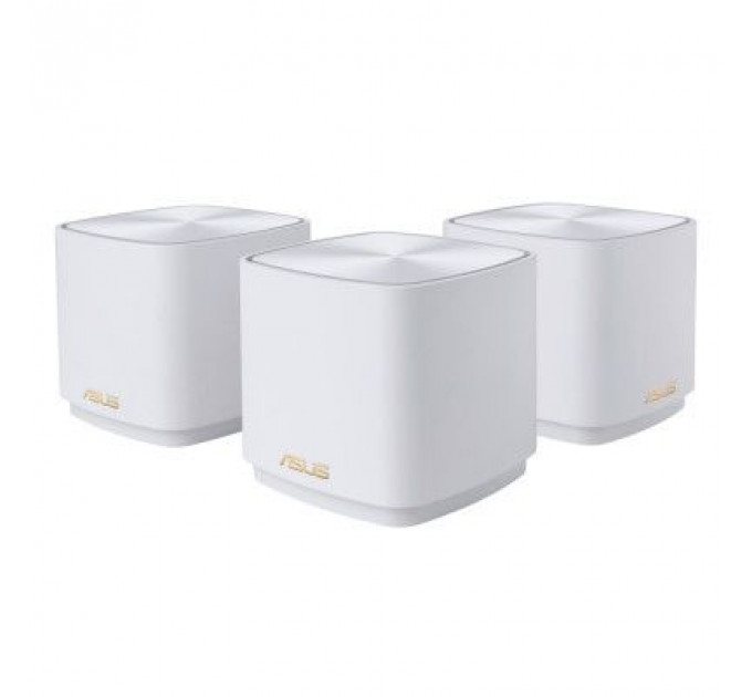 Точка доступу Wi-Fi ASUS XD4 Plus 3PK White (XD4 PLUS (W-3-PK))