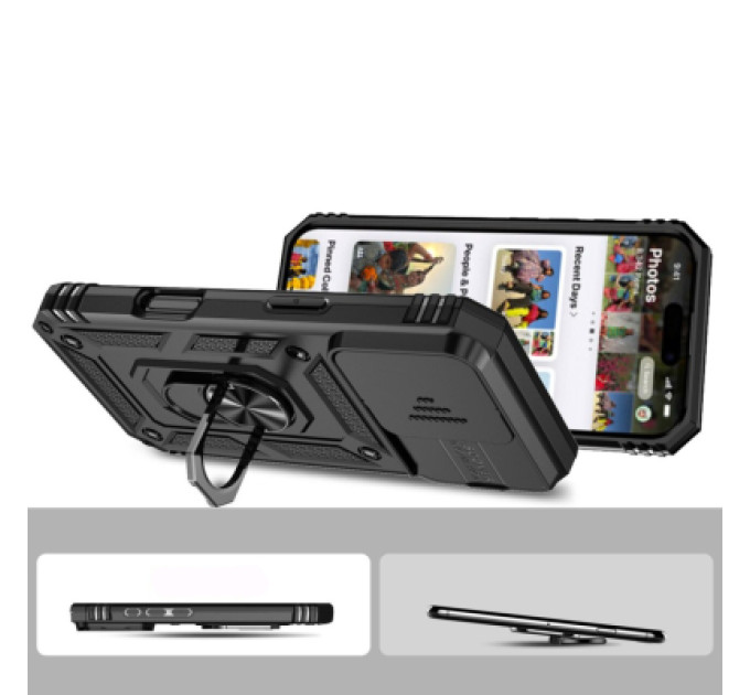 BeCover Чохол до мобільного телефона BeCover Military Apple iPhone 16 Pro Black (712155)