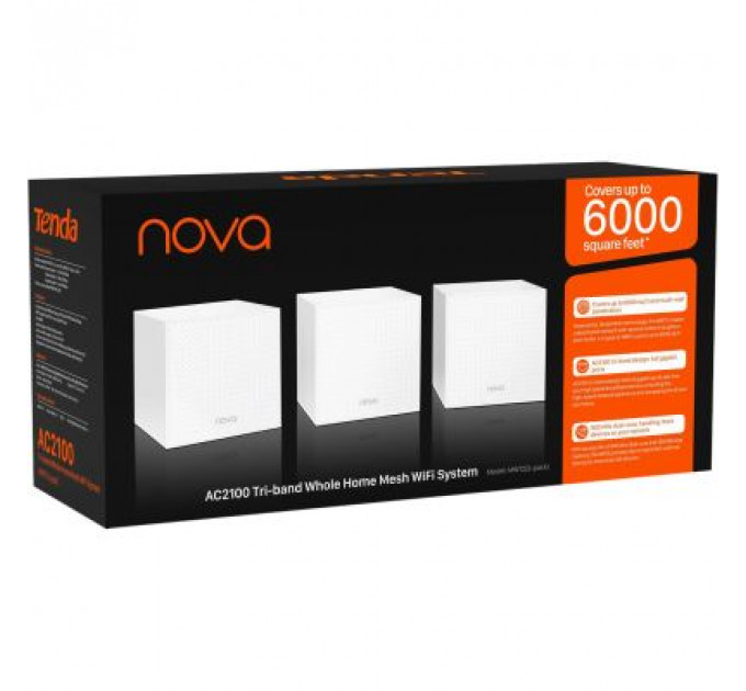 Точка доступу Wi-Fi Tenda MW12(3-pack)