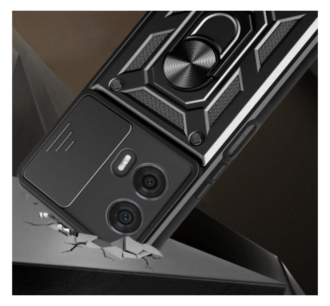 BeCover Чохол до мобільного телефона BeCover Military Motorola Edge 50 Fusion Black (712162)