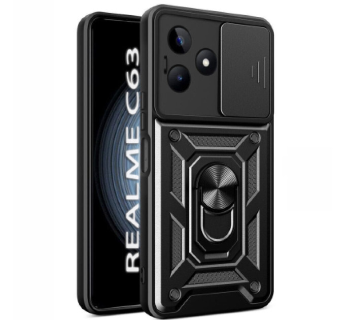 BeCover Чохол до мобільного телефона BeCover Military Realme C63 Black (712178)