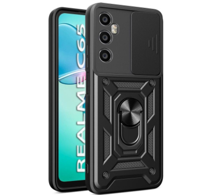 BeCover Чохол до мобільного телефона BeCover Military Realme C65 Black (712180)