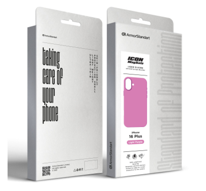 Armorstandart Чохол до мобільного телефона Armorstandart ICON2 MagSafe Apple iPhone 16 Plus Light Purple (ARM80187)