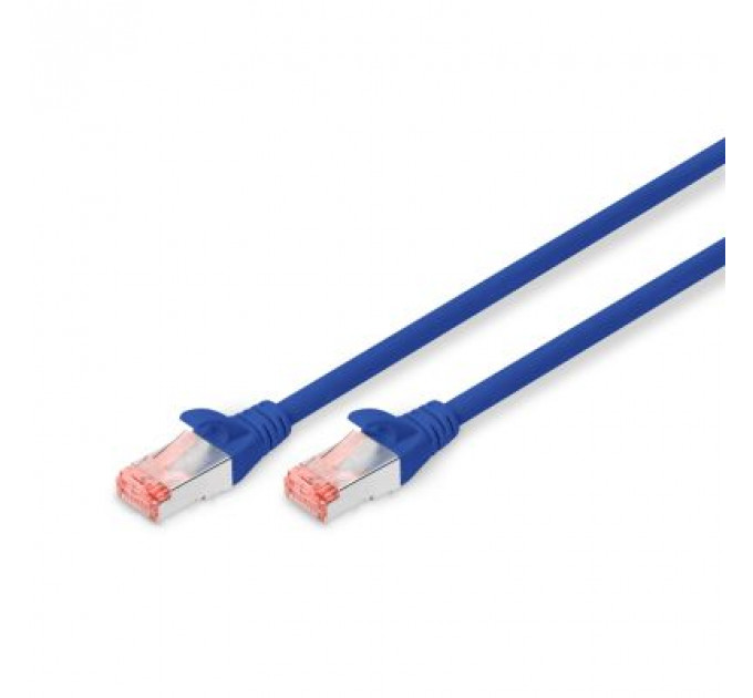 Патч-корд 10м, CAT 6 S-FTP, AWG 27/7, LSZH, blue Digitus (DK-1644-100/B)