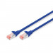 Патч-корд 10м, CAT 6 S-FTP, AWG 27/7, LSZH, blue Digitus (DK-1644-100/B)