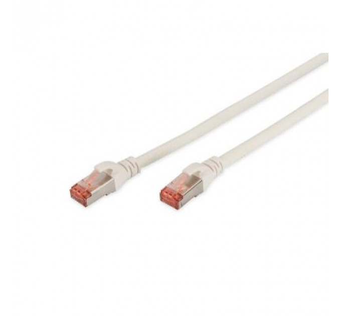 Патч-корд 3м, CAT 6 S-FTP, AWG 27/7, LSZH, white Digitus (DK-1644-030/WH)