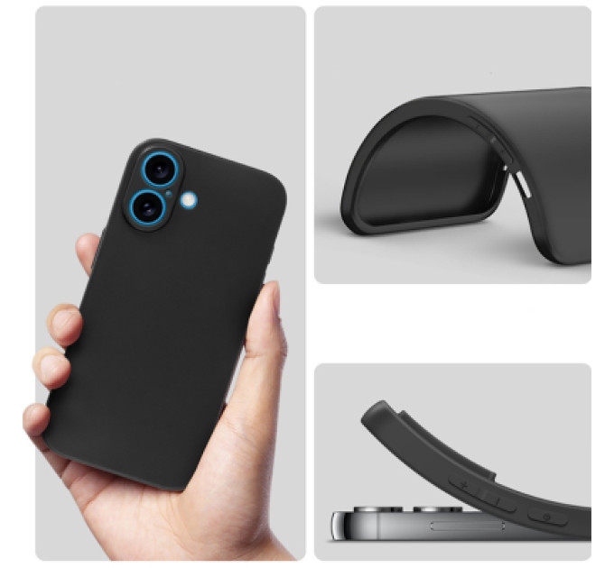 BeCover Чохол до мобільного телефона BeCover Apple iPhone 16 Plus Black (712276)