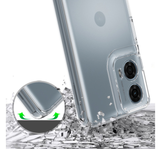 BeCover Чохол до мобільного телефона BeCover Motorola Moto G85 Transparancy (712285)