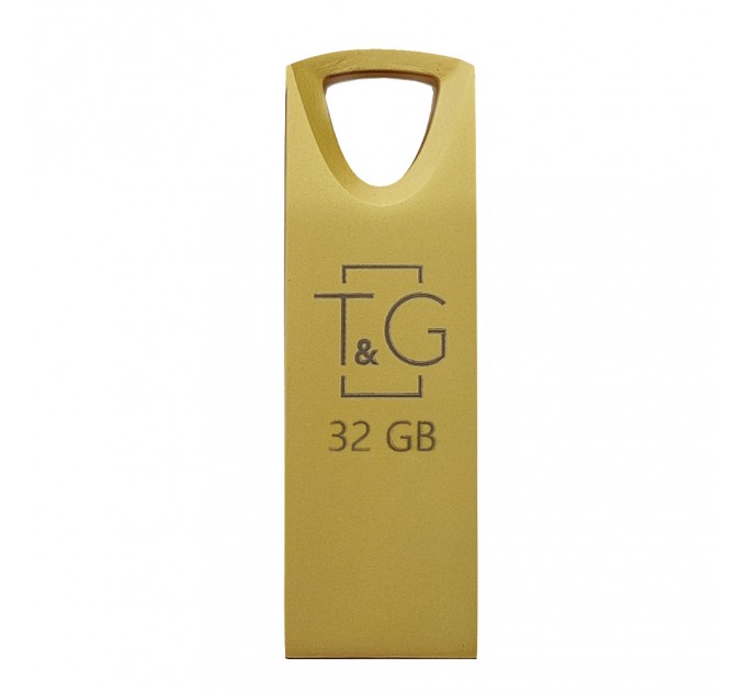 Флеш-накопичувач USB 32GB T&G 117 Metal Series Gold (TG117GD-32G)