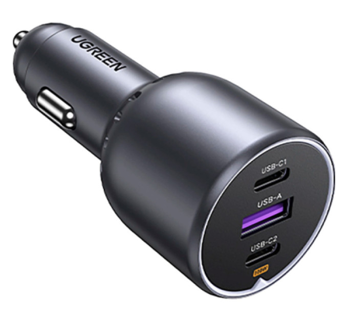 Ugreen Зарядний пристрій Ugreen 3xUSB 130W (2xUSB-C+USB-A) QC3.0 (EC705) (35025)