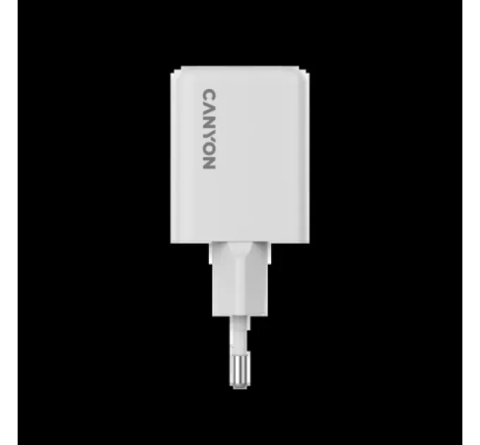 Canyon Зарядний пристрій Canyon CU35CC GaN 35W 2xPD EU White (CNS-CUW35CC)