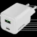 Canyon Зарядний пристрій Canyon CU45AC GaN 45W 1xPD 1xQC EU White (CNS-CUW45AC)