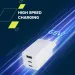 Canyon Зарядний пристрій Canyon CU65ACC GaN 65W 2xPD 1xQC EU White (CNS-CUW65ACC)