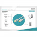 Патч-корд 15м, CAT 6a S-FTP, AWG 26/7, Cu, LSZH, grey Digitus (DK-1644-A-150)