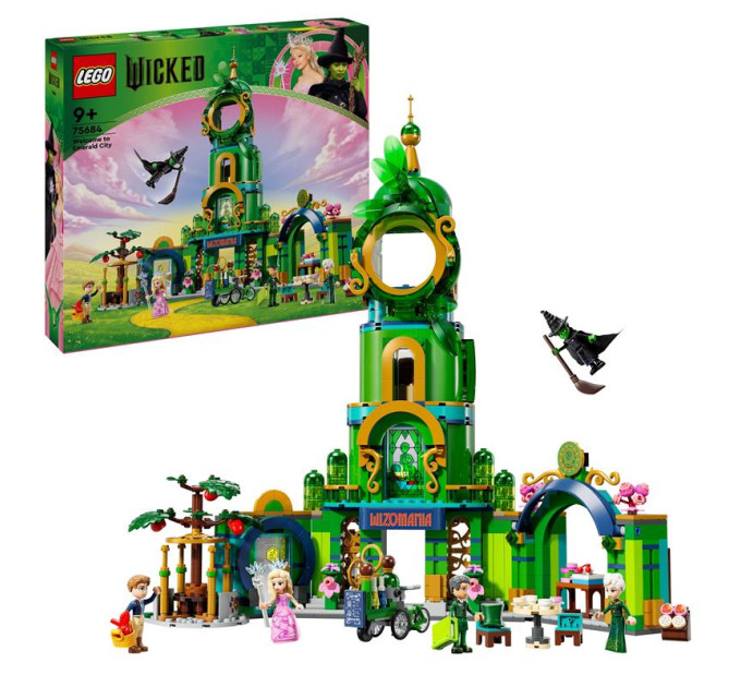 LEGO Конструктор LEGO Wicked Ласкаво просимо до Смарагдового міста 945 деталей (75684)
